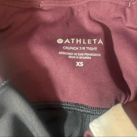 Athleta Crunch Colorblock Supersonic 7/8 tight - Picture 7 of 8